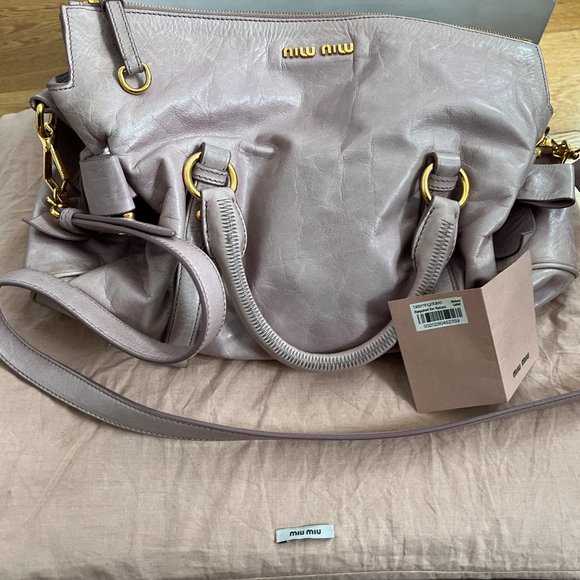 Miu Miu Pink bow bag - Picture 6 of 7